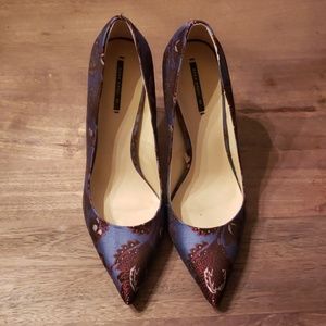 Zara Patterned Heels